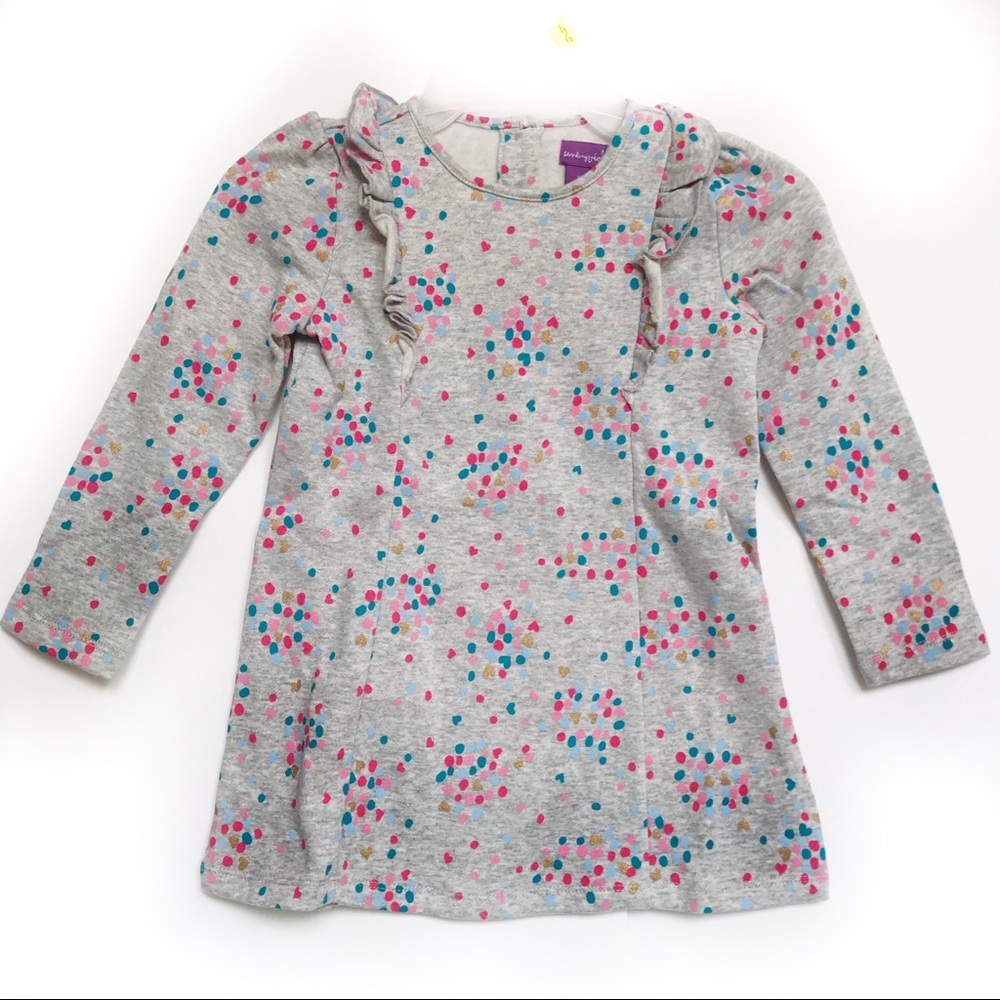 Shrinking Violet Girls Dress Ruffle Seam Size 4T NEW